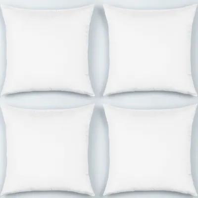 Pillow Cover Sublimation - 4pcs Sarung Bantal Sublimasi DIY Putih