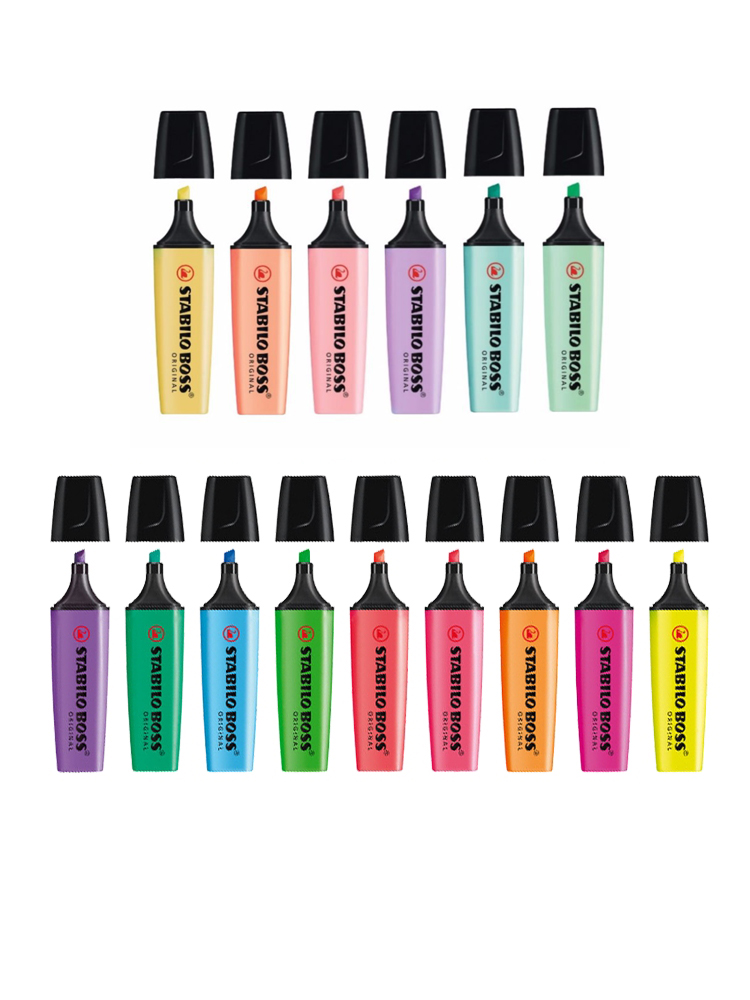 Stabilo Marker Boss - STABILO BOSS Pena STABILO Pastel Asli
