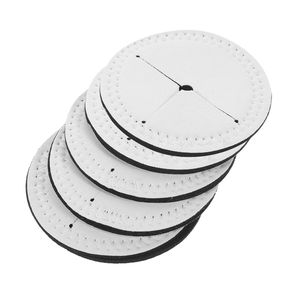 Coaster Sublimation Blank - 5Pcs Alas Gelas Minuman Bulat Putih