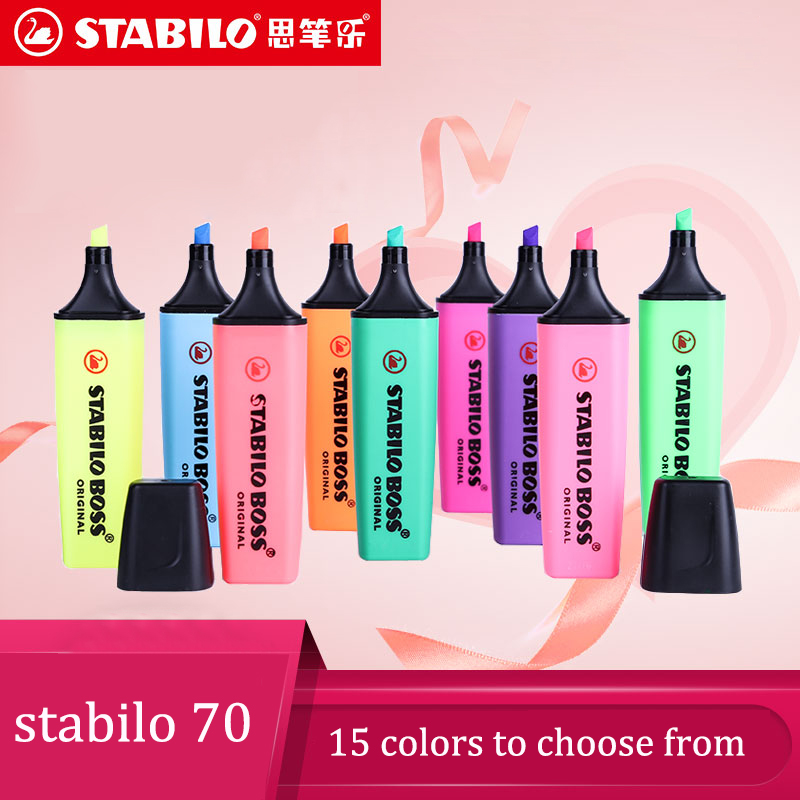 Stabilo Marker Boss - Jerman Stabil 70 Bos Highlighter Warna
