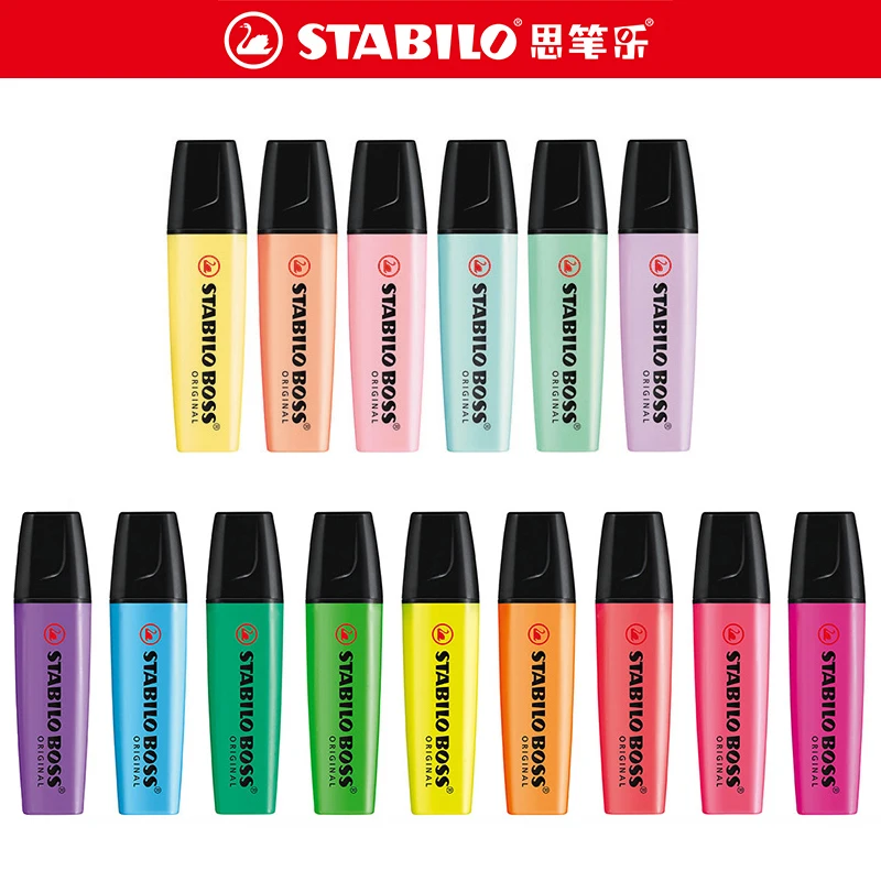 Stabilo Marker Boss - 5/9/14 Warna STABILO Highlighter Pena Gambar