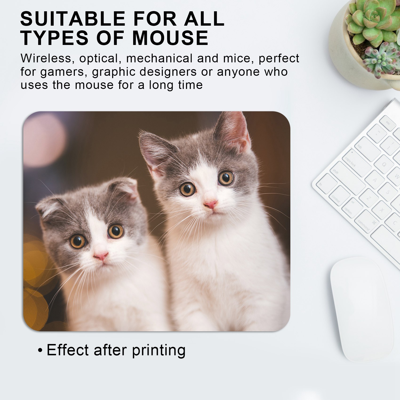 Mouse Pad Blank Sublimation - Classic-10Pcs Alas Mouse Kosong Untuk Transfer