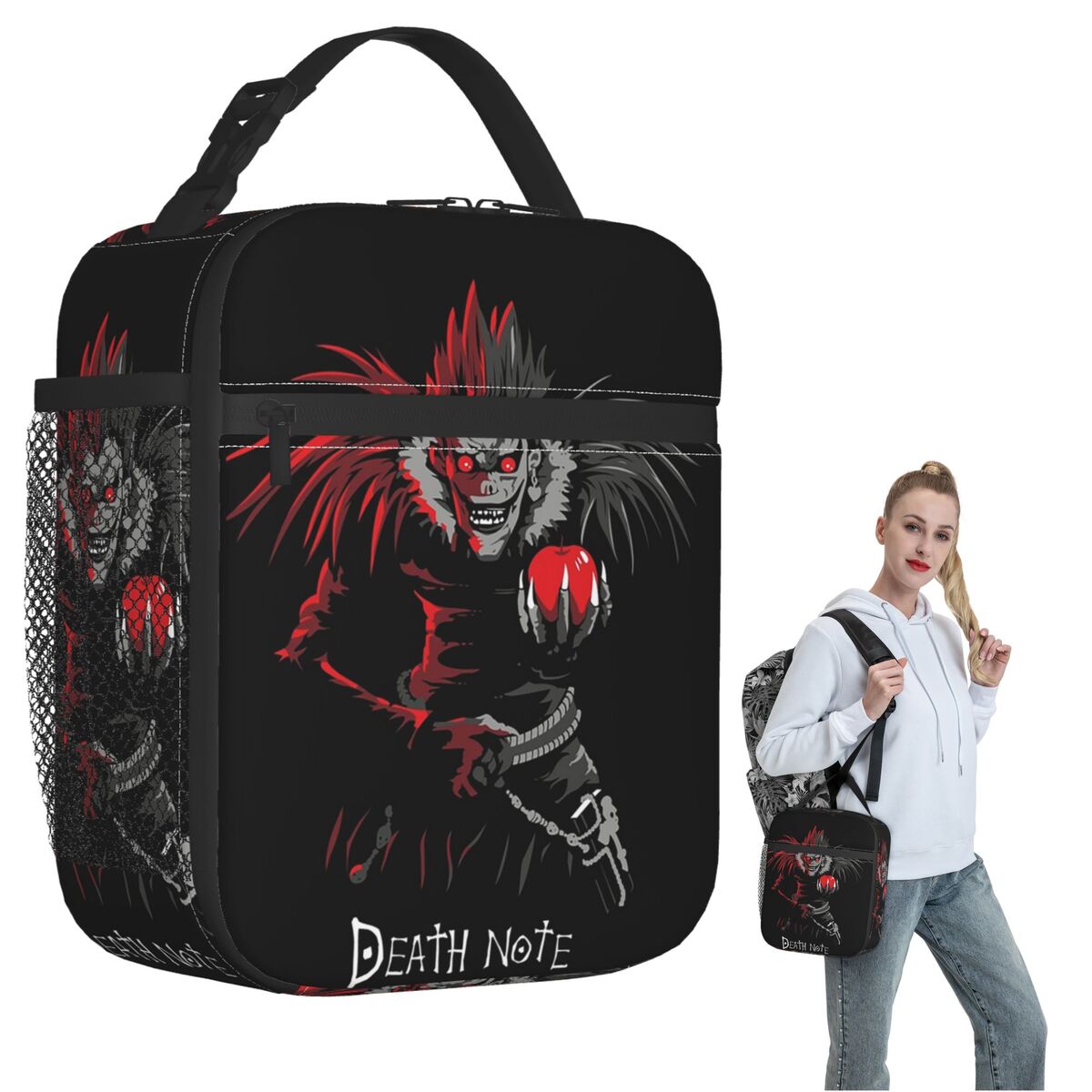 Tote Bag Sublimation - Tas Makan Siang Terisolasi Anime Death
