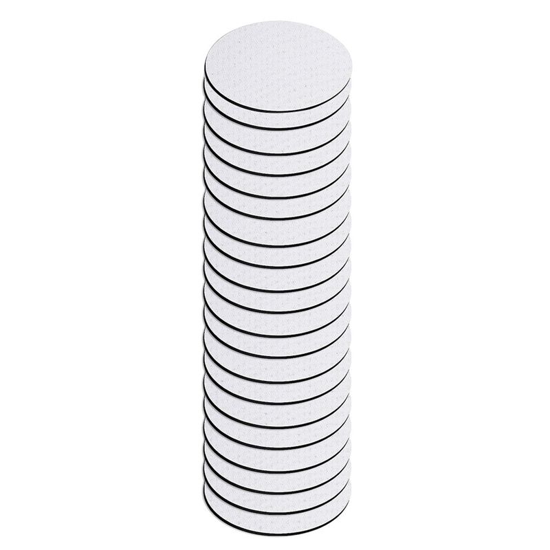 Coaster Sublimation Blank - AB46-Alas Cangkir Sublimasi Bulat untuk Transfer