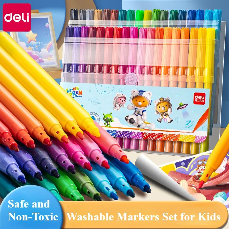 Copic Marker Sketch - Set Spidol Dapat Dicuci untuk Anak-anak,