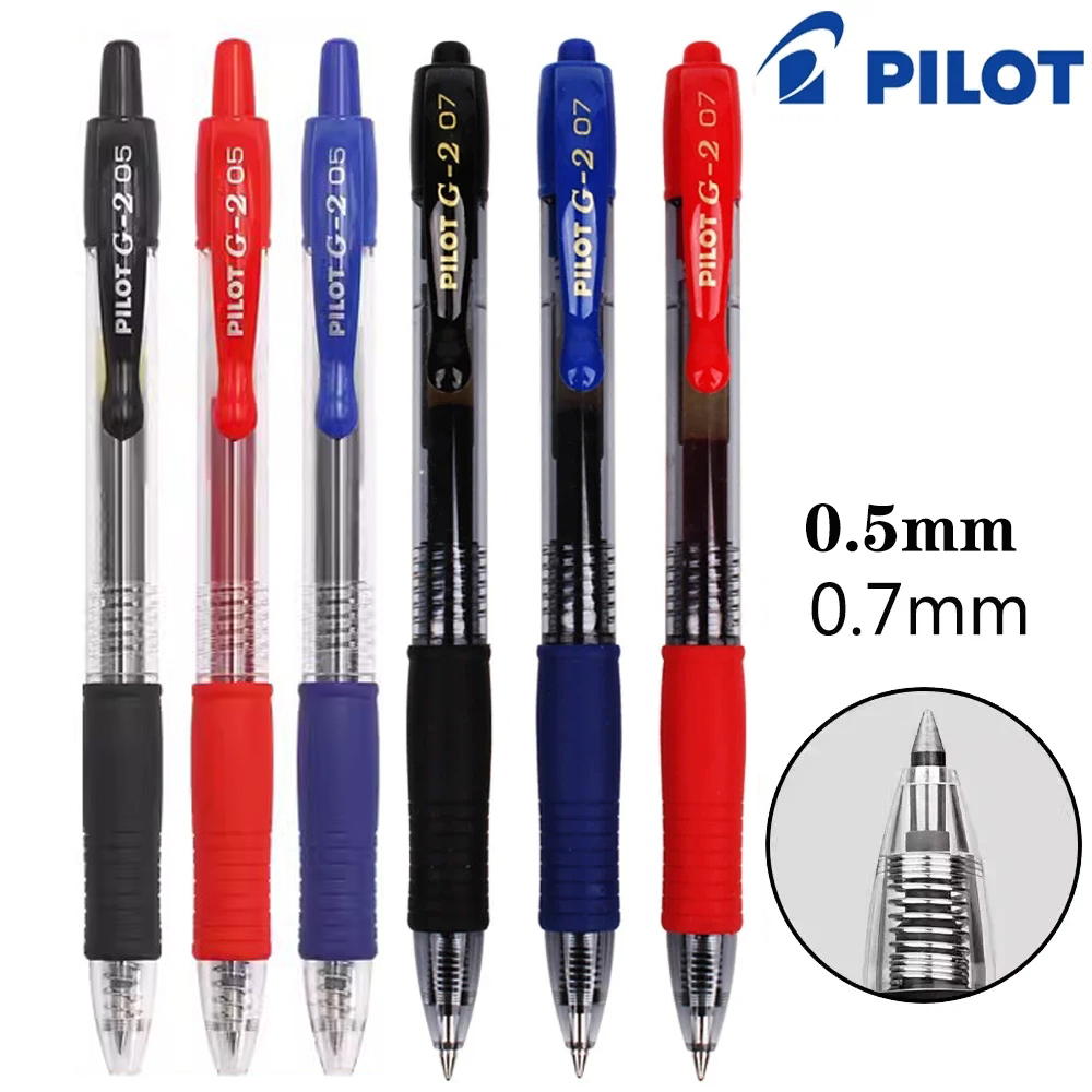 Pilot Pen G2 - 6 buah pena Gel Pilot Jepang