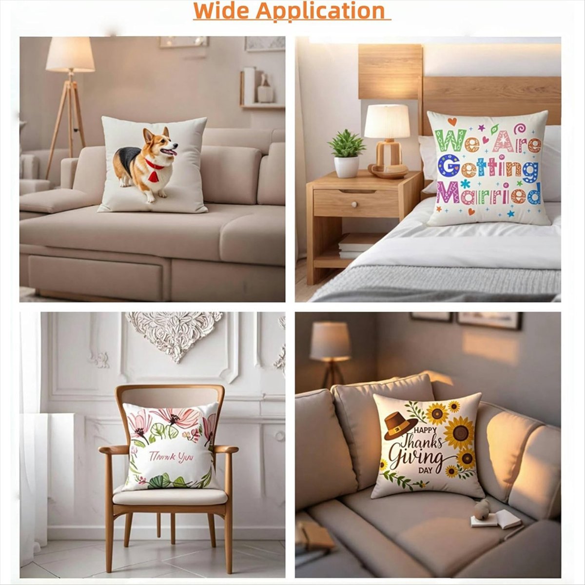 N14R Top 8pcs Sarung Bantal Su - Pillow Cover Sublimation ulasan dan harga