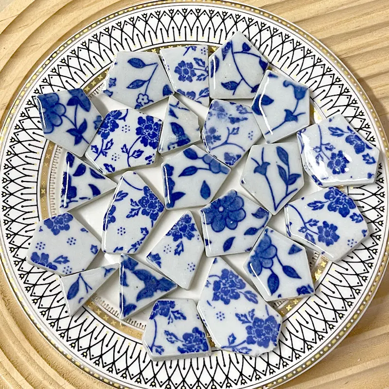 100g mosaik keramik Oval ubin  - Ceramic Tile Blank ulasan dan harga