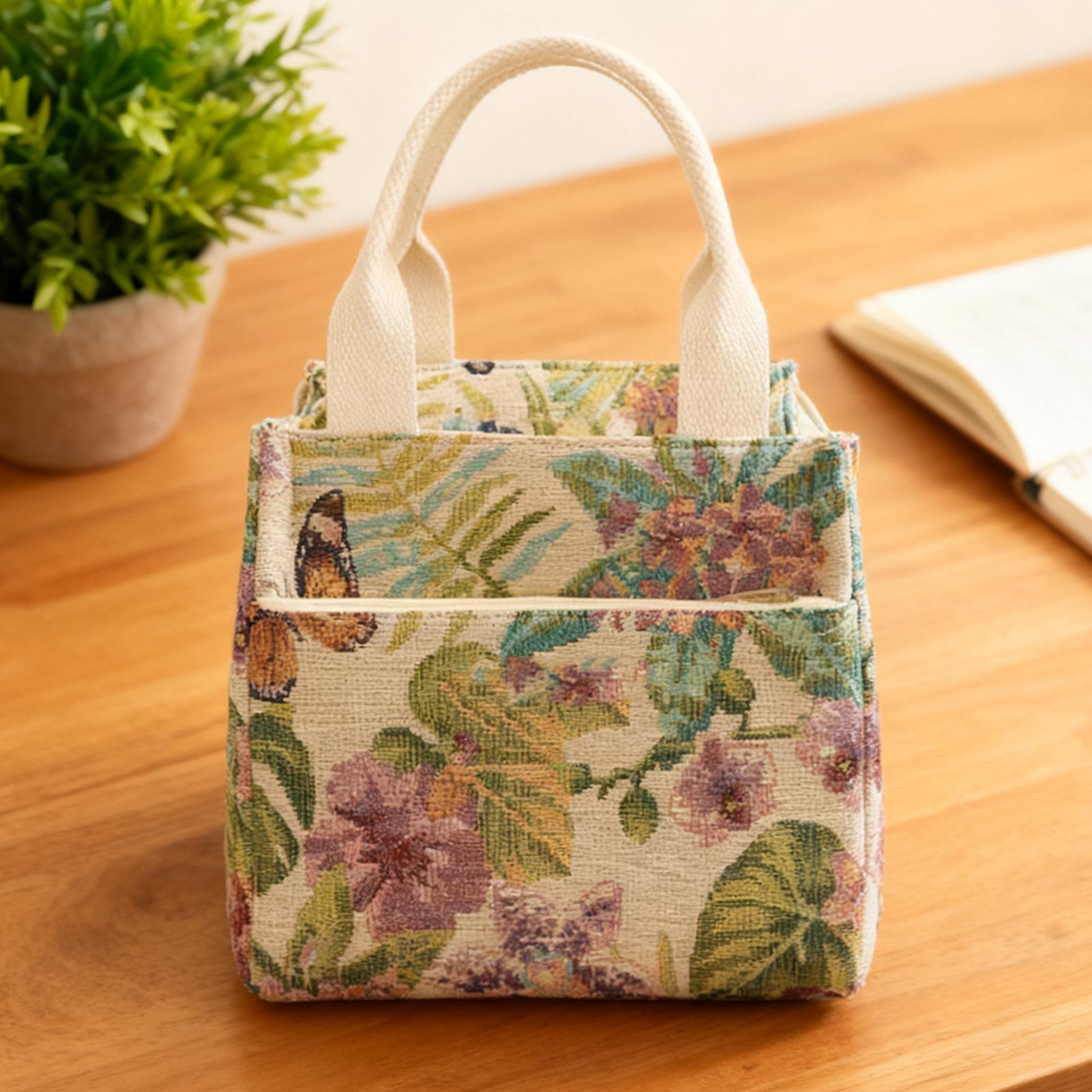 Tas Makan Siang Terisolasi Mot - Tote Bag Sublimation ulasan dan harga