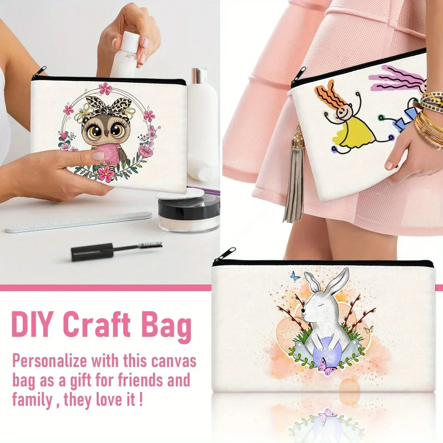 20 buah Tas Rias Kosong Sublim - Tote Bag Sublimation ulasan dan harga