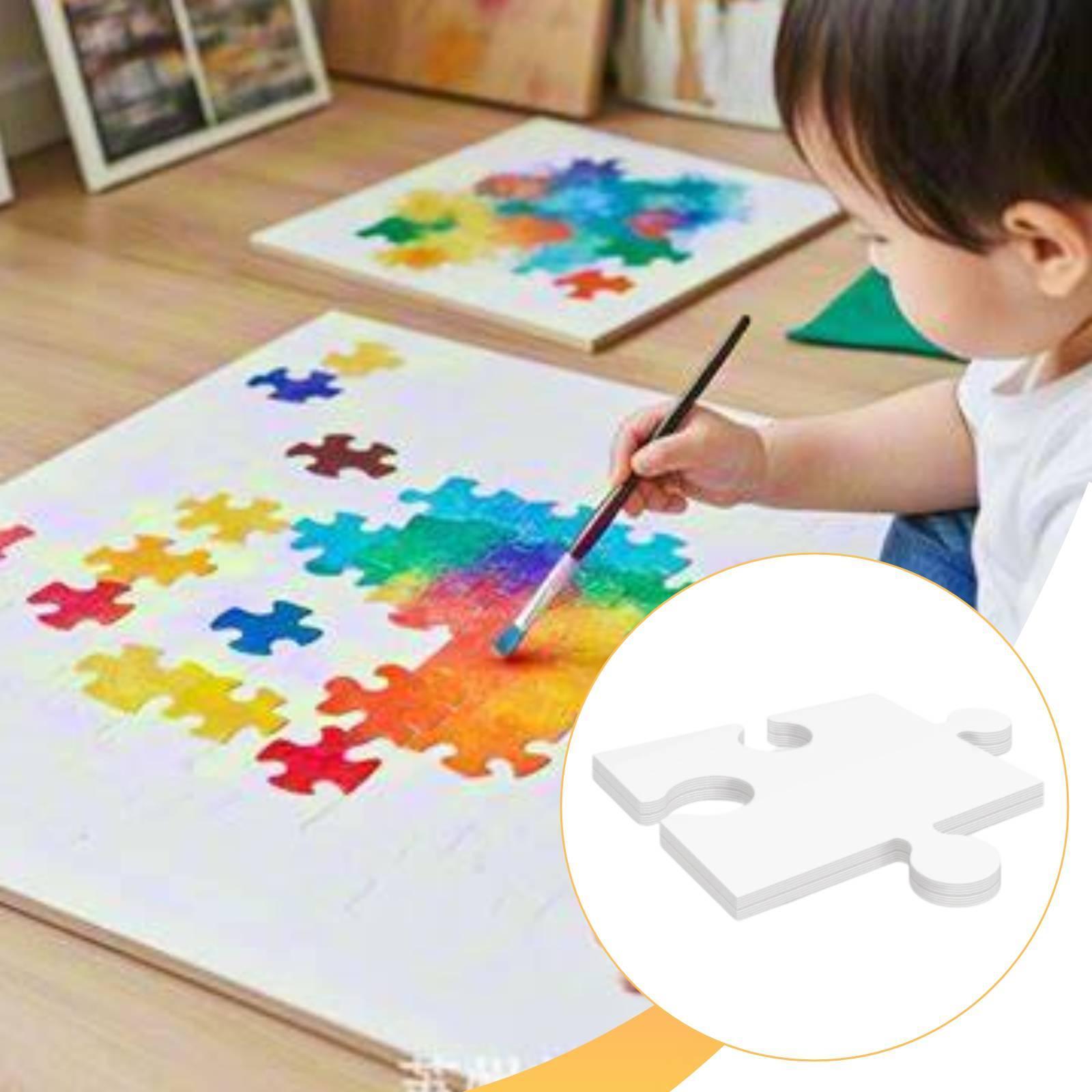 24x Papan Puzzle Kosong Kardus - Puzzle Blank White ulasan dan harga