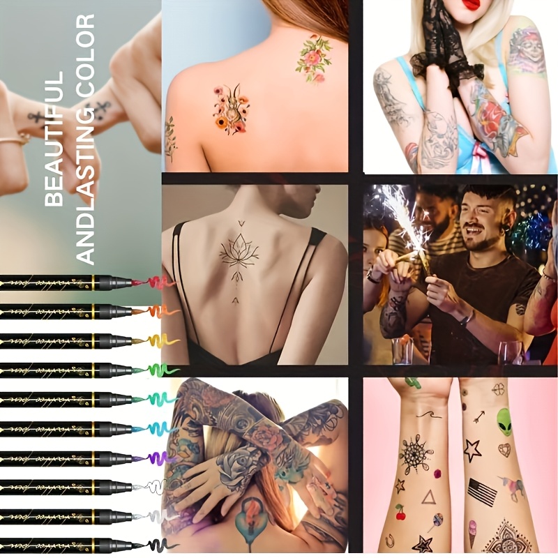 Set Spidol Tato Temporer 10 Wa - Copic Marker Sketch ulasan dan harga