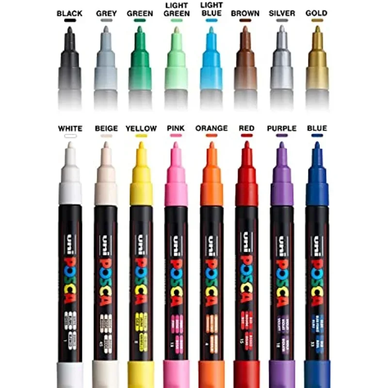 Set Spidol Seni Uni Posca 7/8/ - Copic Marker Classic ulasan dan harga