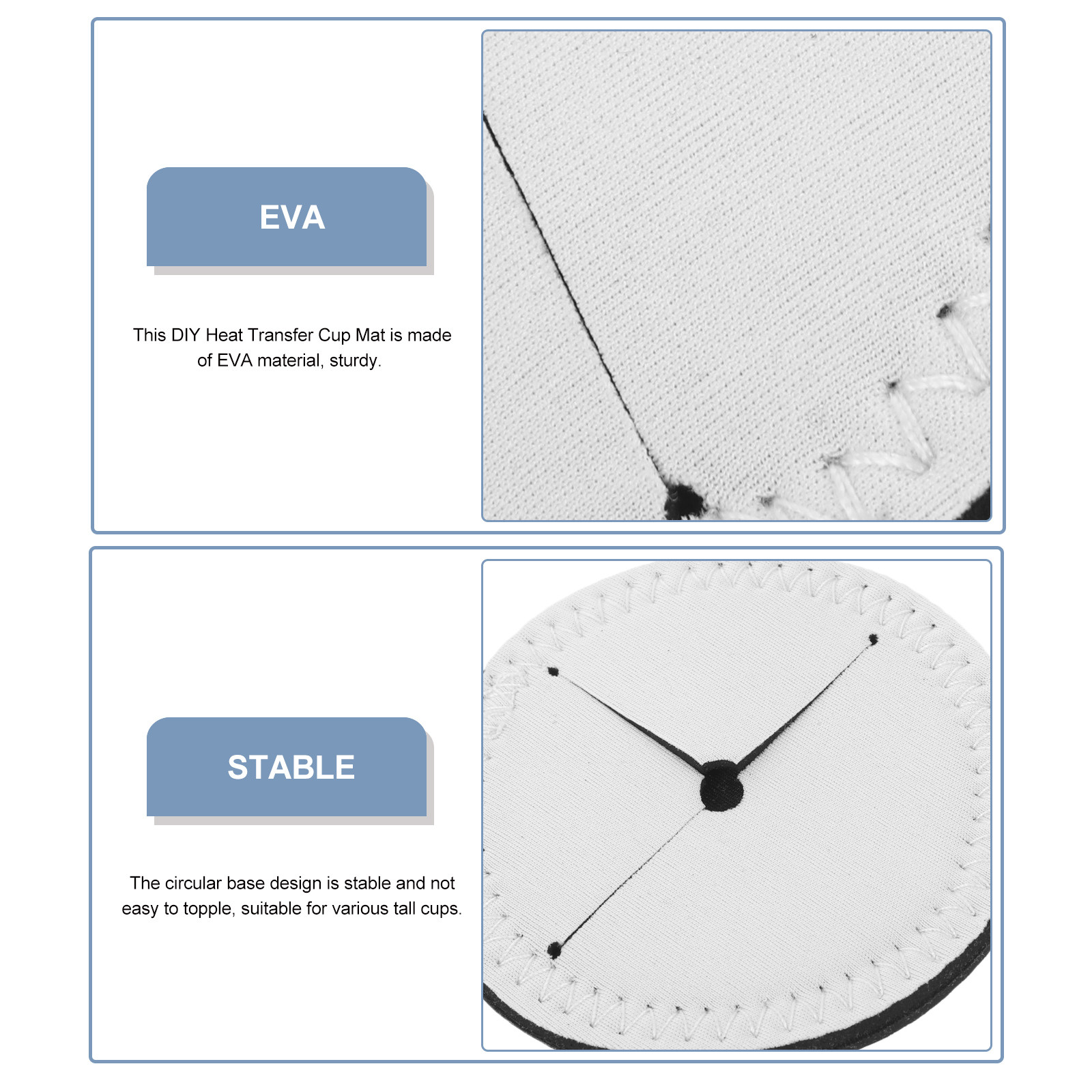4Pcs Alas Gelas Sublimasi Koso - Coaster Sublimation Blank ulasan dan harga