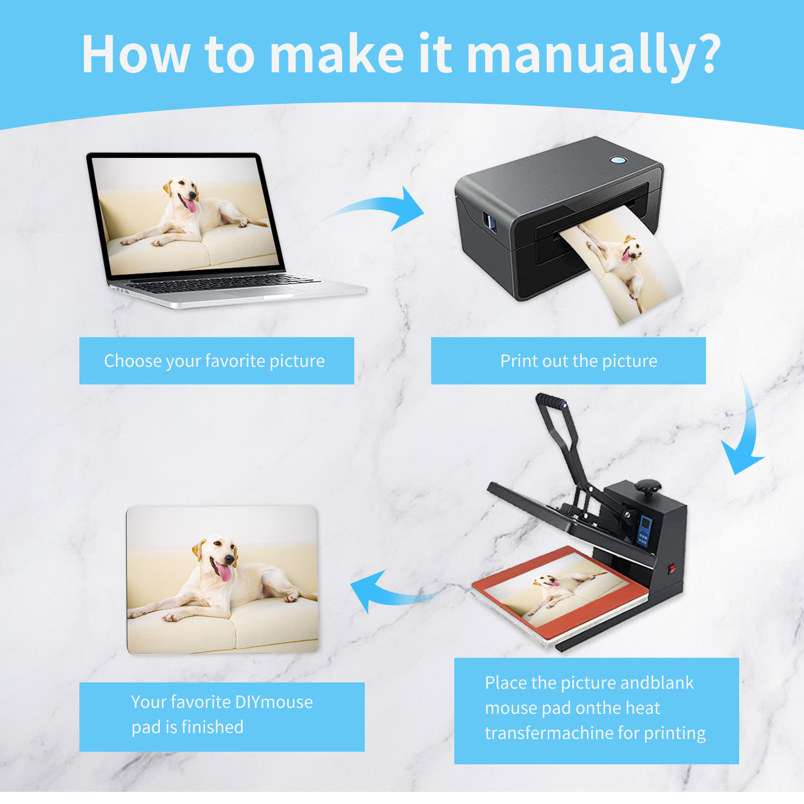 Bantalan tetikus sublimasi 8 b - Mouse Pad Blank Sublimation ulasan dan harga