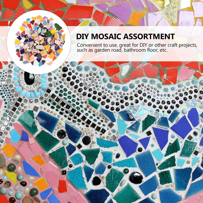 100g Ubin Mosaik Porselen Kera - Ceramic Tile Blank ulasan dan harga