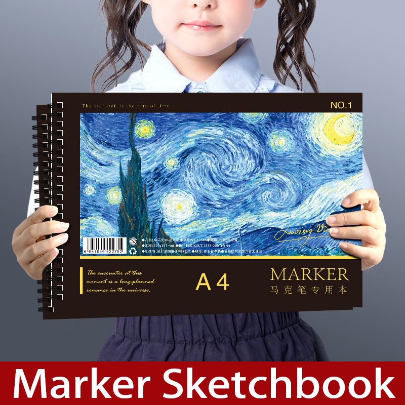 60 Lembar Buku Sketsa A4 Coil, - Copic Marker Sketch ulasan dan harga