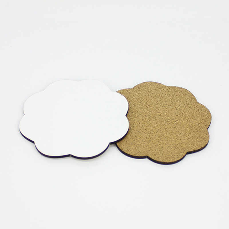 100 Buah/Lot DIY Sublimasi Kos - Coaster Sublimation Blank ulasan dan harga