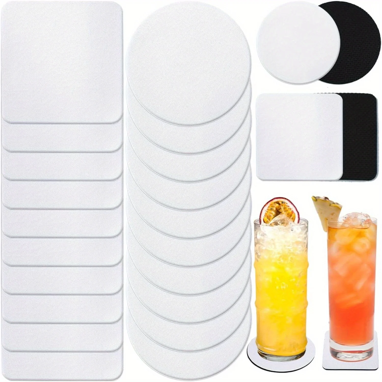 30/50 Buah Tatakan Sublimasi P - Coaster Sublimation Blank ulasan dan harga