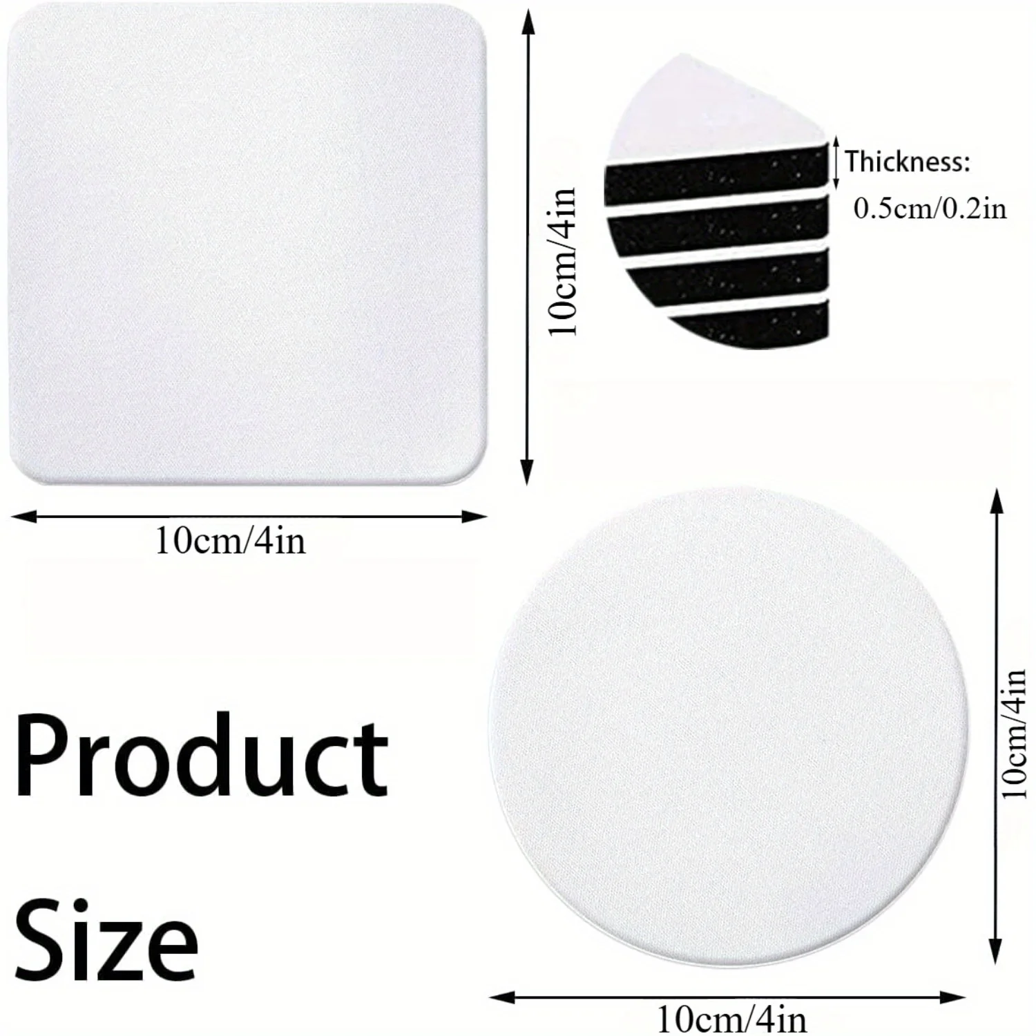 30/50 Buah Tatakan Sublimasi P - Coaster Sublimation Blank ulasan dan harga