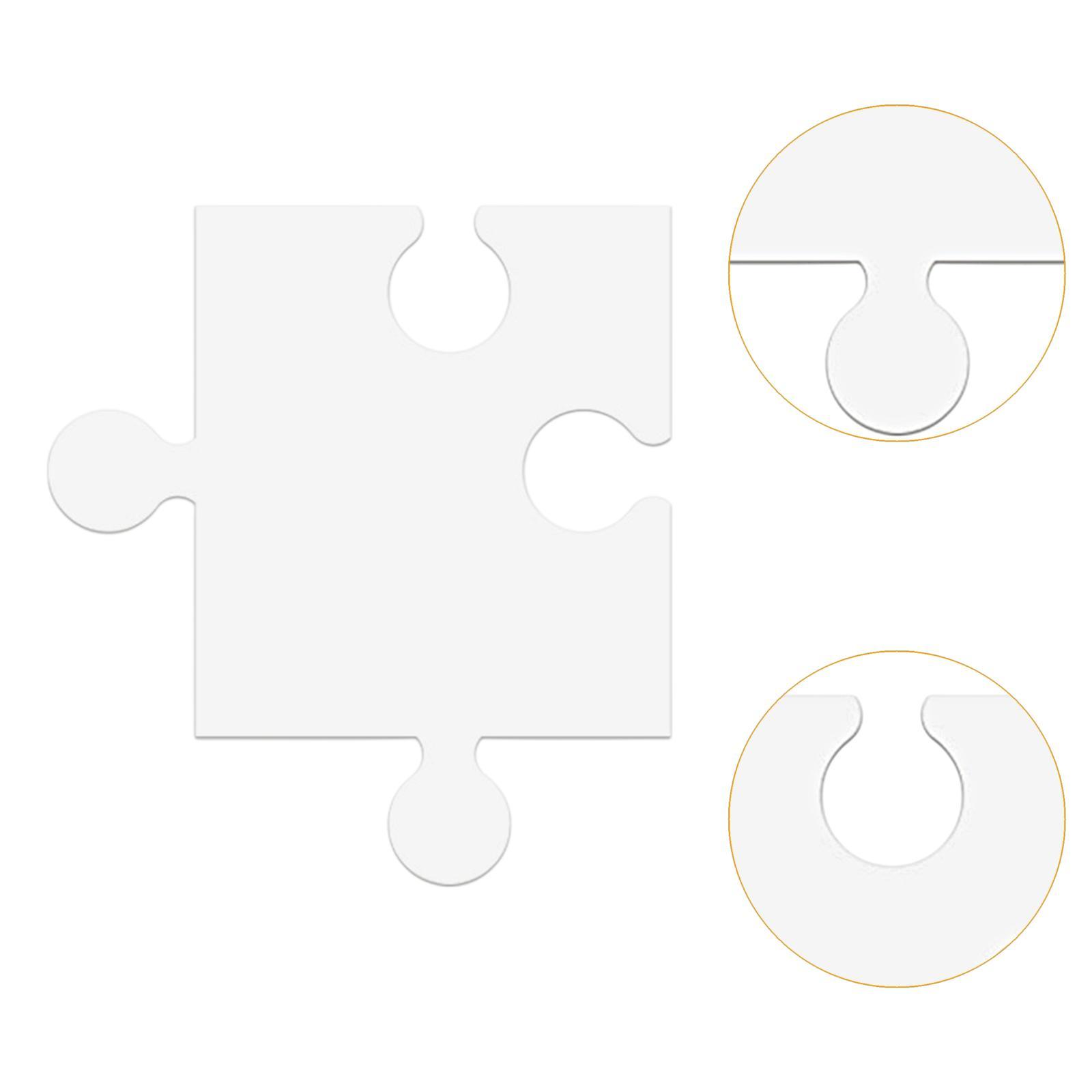 24 Buah Templat Puzzle Jigsaw  - Puzzle Blank White ulasan dan harga
