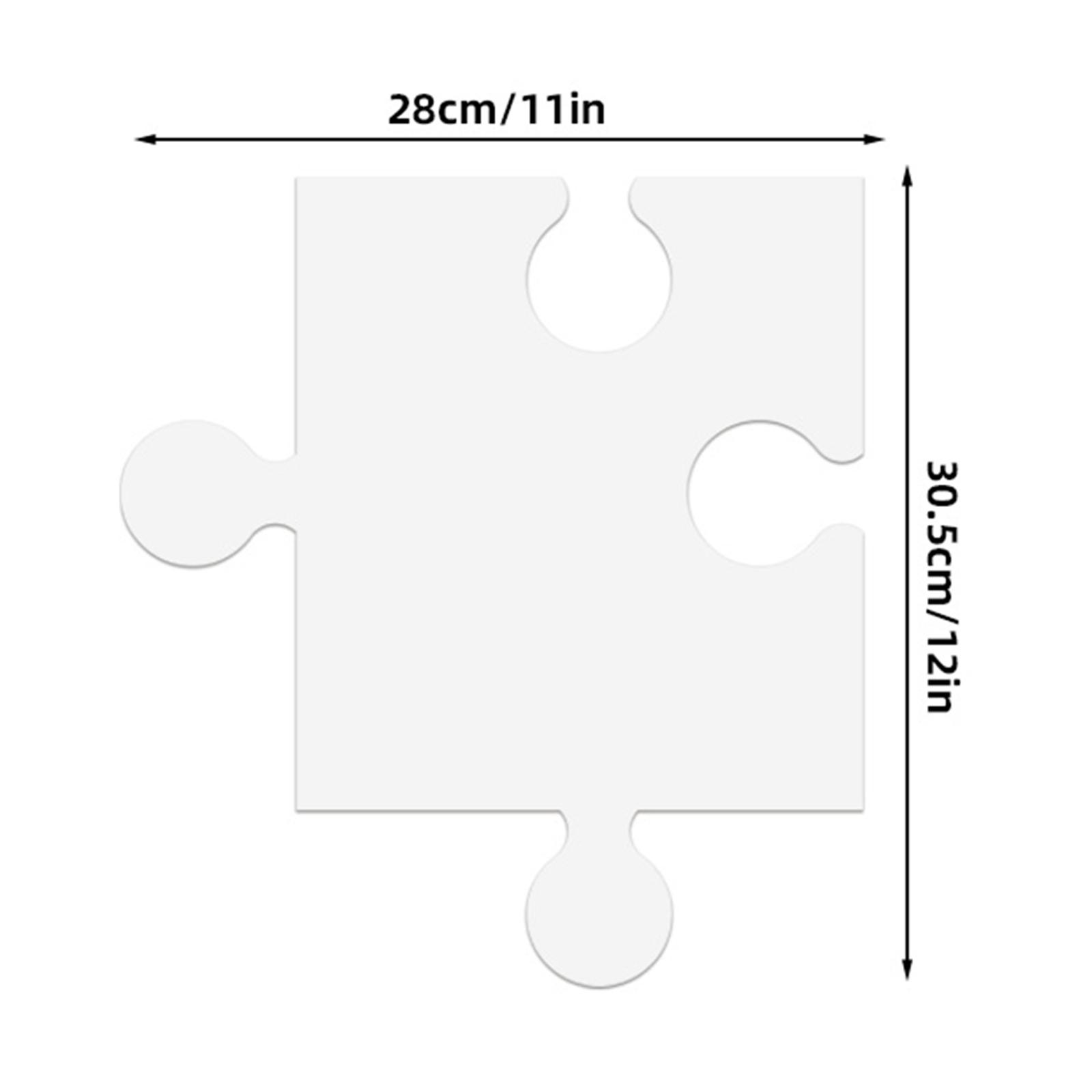 24 Buah Templat Puzzle Jigsaw  - Puzzle Blank White ulasan dan harga