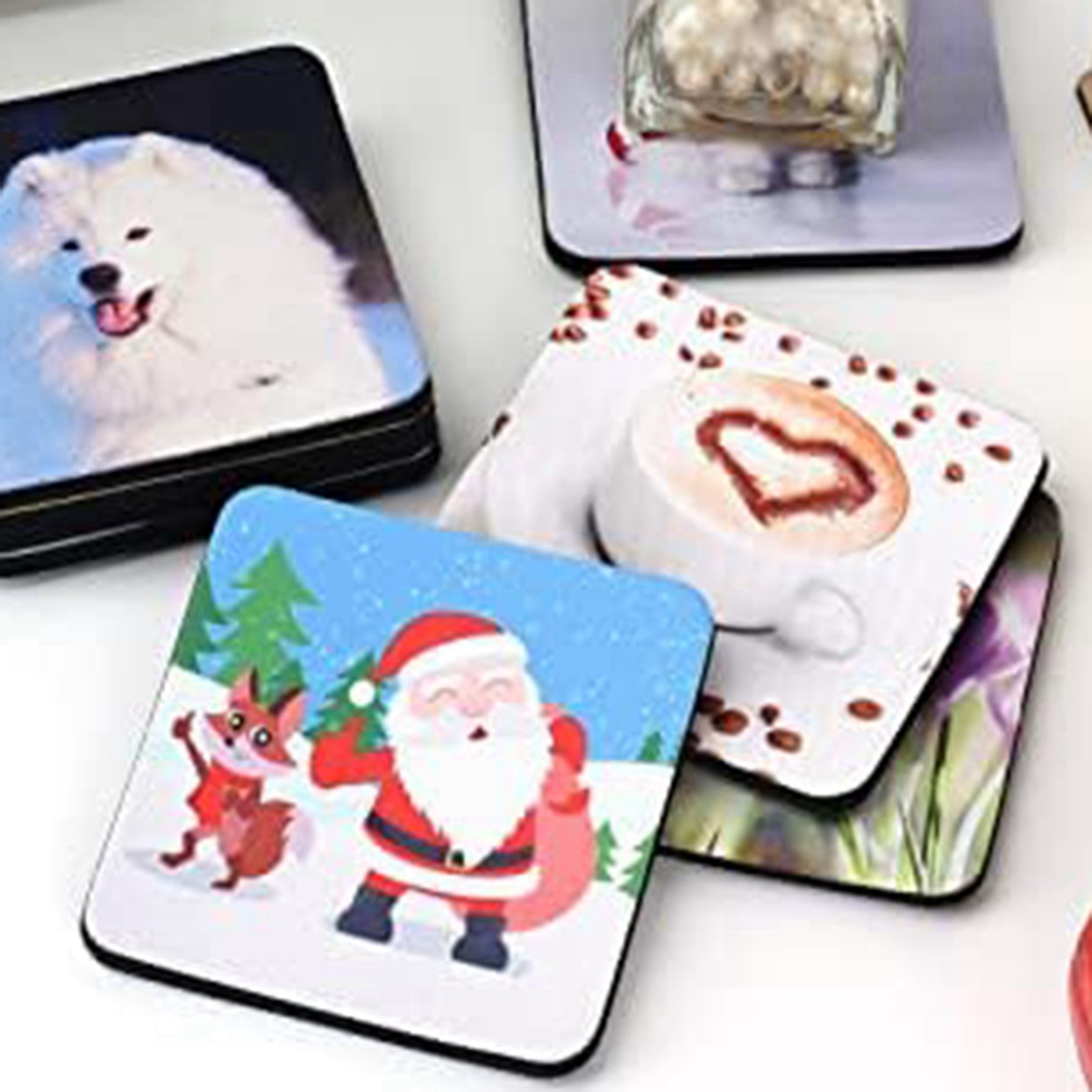 F-F 40 Buah Tatakan Gelas Subl - Coaster Sublimation Blank ulasan dan harga